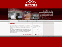 Tablet Screenshot of certifiedmgt.com